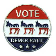 PinMart's Vote Democratic Donkey Political Patriotic Lapel Pin picture