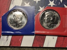 2016 P/D Kennedy Half Dollars- BU in Mint Cello   