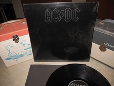 AC/DC Back In Black ATLANTIC LP NM Embossed cover SHRINK picture
