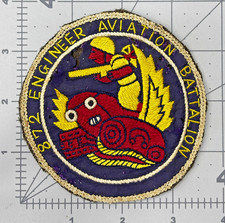 WW 2 French Made 872nd Engineer Aviation Battalion Patch Inv# K1757 picture