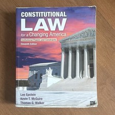 Constitutional Law for a Changing America : Institutional Powers and Constraints picture