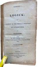 Elements of Logick or A Summary of ... Modes of Reasoning 4th Ed 1824 Levi Hedge picture
