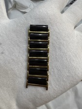 Genuine Rado DiaStar  20mm for men's black link ceramic and gold plated picture