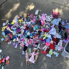 HUGE LOT Vintage BARBIE Clothes Dolls Mattel 1960's 1970s 1980s picture