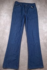 Vintage Lee Riders Flare Leg Jeans Mens 34x34 Talon 42 Zipper Made USA 80s 90s picture