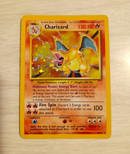 Charizard 4/102 Base Set Unlimited Holo Rare 1999 English MP picture