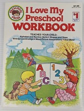 I Love My Preschool Workbook Preschool Press VTG picture