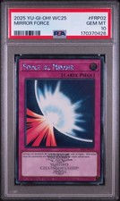 Mirror Force - Secret Rare - 2025-FRP02 - Secret Rare - PSA 10 - Yugioh picture