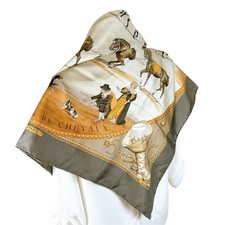 VTG HERMES Carre 90 Silk Scarf