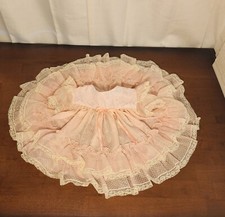 Vintage Sweet N Sassy Pink Sheer Full Circle Ruffle Dress 3 Months picture