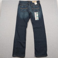 Ariat M7 Jeans Mens 34x34 Blue Straight Leg Slim Fit Fremont Western NEW picture