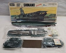 VINTAGE HASEGAWA MOTORIZED SHINANO JAPANESE NAVY AIRCRAFT CARRIER MODEL 1:450 picture