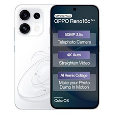 OPPO Reno16c 5G | 256GB | 8GB RAM | Starry White | Global Version Unlocked NFC picture