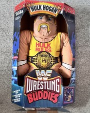 Vintage 1990 Tonka Wrestling Buddies Hulk Hogan In Original Box Used Pre-Owned picture