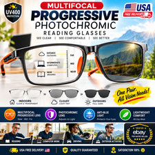 Multifocal Progressive Glass Transition Photochromic Varifocal Reading Anti-blue picture