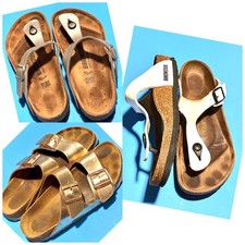 Birkenstock Sandal Bundle Lot of 3 Pairs Arizona & Gizeh – Size EU 39 / US 8-8.5 picture