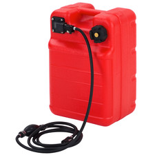 24L 6.3 Gallon Portable Boat Fuel Tank, HDPE Marine Gas Tank with 10FT Fuel Hose picture