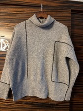 brand new Studio By The Workshop Sweater Womens S  Oversized gray picture