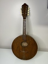 Antique Round Body Mandolin 8 String Restoration Project Instrument Handmade  picture