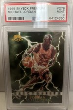SkyBox 1995-96 Premium Electrified Michael Jordan Bulls #278 PSA 9 Insert picture