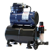 Paasche D3000R 1/5 HP Compressor with Tank, Regulator and Moisture Trap picture