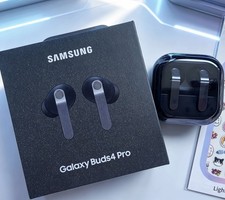 🔥🔥Brand New Black 2026 Samsung Galaxy Buds4 Pro ANC Bluetooth Headphones🎧 picture