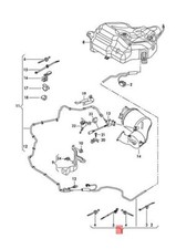AUDI A6 AVANT METERING LINE FOR REDUCING AGENT INJECTOR 4G0131984AL NO🇺🇸DUTIES picture