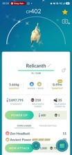 Shiny Relicanth ( XXS ) Pokémon Trade✨️ GO - Ultra Friends / Registered  picture