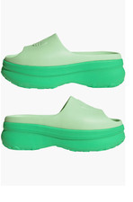 NEW adidas Adifom Stan Smith Platform Slide 9 M, ENEGRN/SEG Y2K picture