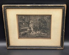 Antique 1853 Framed Steel Engraving 