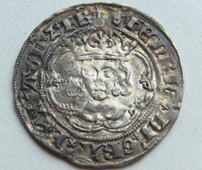 A899 - Henry VII Silver Hammered Groat. 1502-04 Greyhound’s Head Mintmark picture