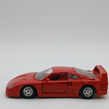 Vintage Burago Ferrari F-40 Supercar 1987 1/24 Scale Diecast Made in Italy picture
