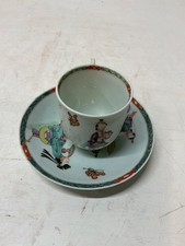 RARE 18thC First Period Worcester Teapot Chinese Family Chinoiserie EX ZORENSKY  picture