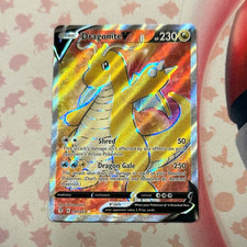 Dragonite V Full Art Holo Ultra Rare 191/203 SWSH07 Evolving Skies picture