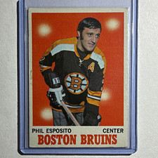 Topps 1970-71 Phil Esposito #11 Boston Bruins NHL Ice Hockey Base picture