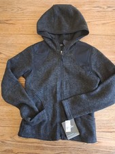 NWT SNOZU Platinum Collection Performance Hoodie Jacket Charcoal Womens Sz S $85 picture