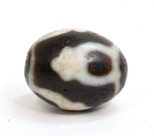 Tibetan Treasure Vase Dalo Dzi Bead Wealth Amulet Vintage Himalayan Agate Talism picture