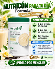 Herbalife Formula 1 French Vanilla Meal Replacement Shake Mix 750g 30 Servings picture