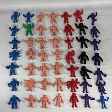 Vintage 1980s Mattel M.U.S.C.L.E. Men Figures Lot of 49 Kinnikuman Mixed Colors picture