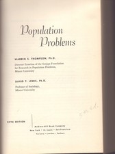 POPULATION PROBLEMS picture