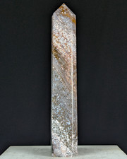 Ocean Jasper Tower Point Crystal Big Tall Gemstone Wand OJ Reiki picture