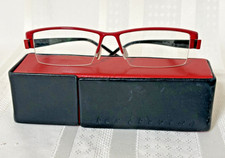 Ken Okuyama KO-302 Titanium Designer Eyeglass Frames Red Made Japan 55 15 picture