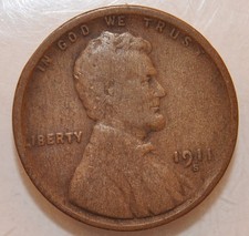 1911 S Lincoln Cent  Lot B217 picture