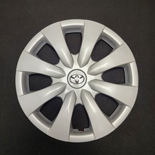 (1) Wheel Cover Hubcap FITS 2009-2013 Toyota Corolla  15” Silver 8 Spoke 61147  picture