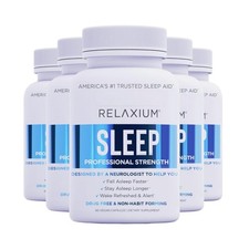 5-Pack Relaxium Sleep Natural Dietary Supplement for Better Sleep - 300 Caps picture