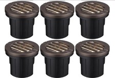 LEONLITE 6W LED Well Lights, Landscape Lighting, 3000K, Oil-Rubbed Bronze 6 Pack picture
