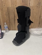 Breg SoftGait Walker S Walking Boot Post Op Foot Brace Black picture