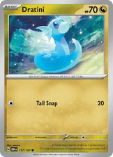 Dratini (157/197) [Scarlet & Violet: Obsidian Flames] Lightly Played Reverse Hol picture