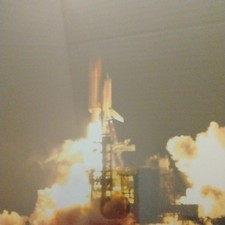 Space Shuttle Endeavour Launch Collectors Photo Print 11/14/2008 Framed 14x11 picture