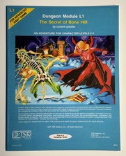 D&D L1 The Secret of Bone Hill – TSR# 9045 AD&D Module – Reprint - Like NEW picture